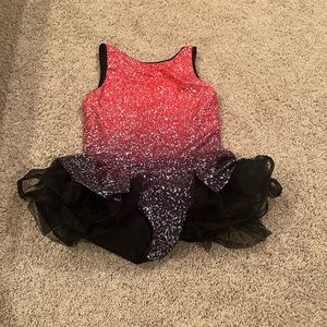 PRICE DROP 💋 red/black dance costume